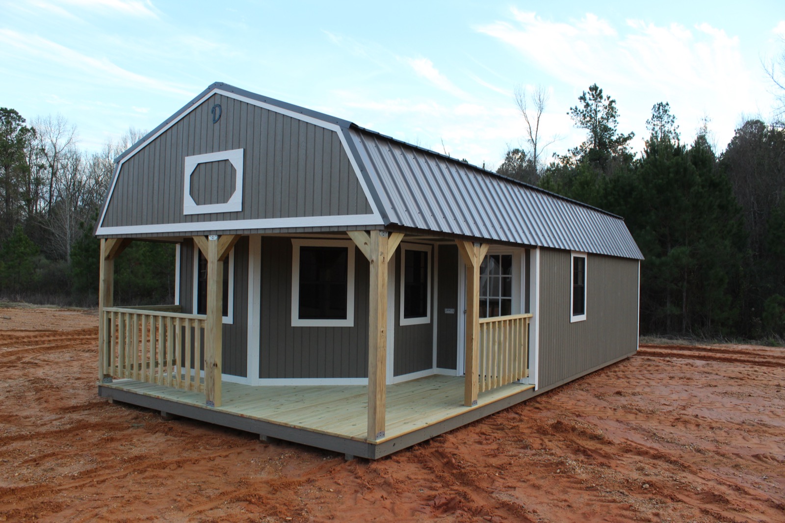 Lofted Cabins from Built 2 Last Portable Buildings, the best place to get your storage building in the Southwest Mississippi area. Providing storage sheds, metal buildings, and more.