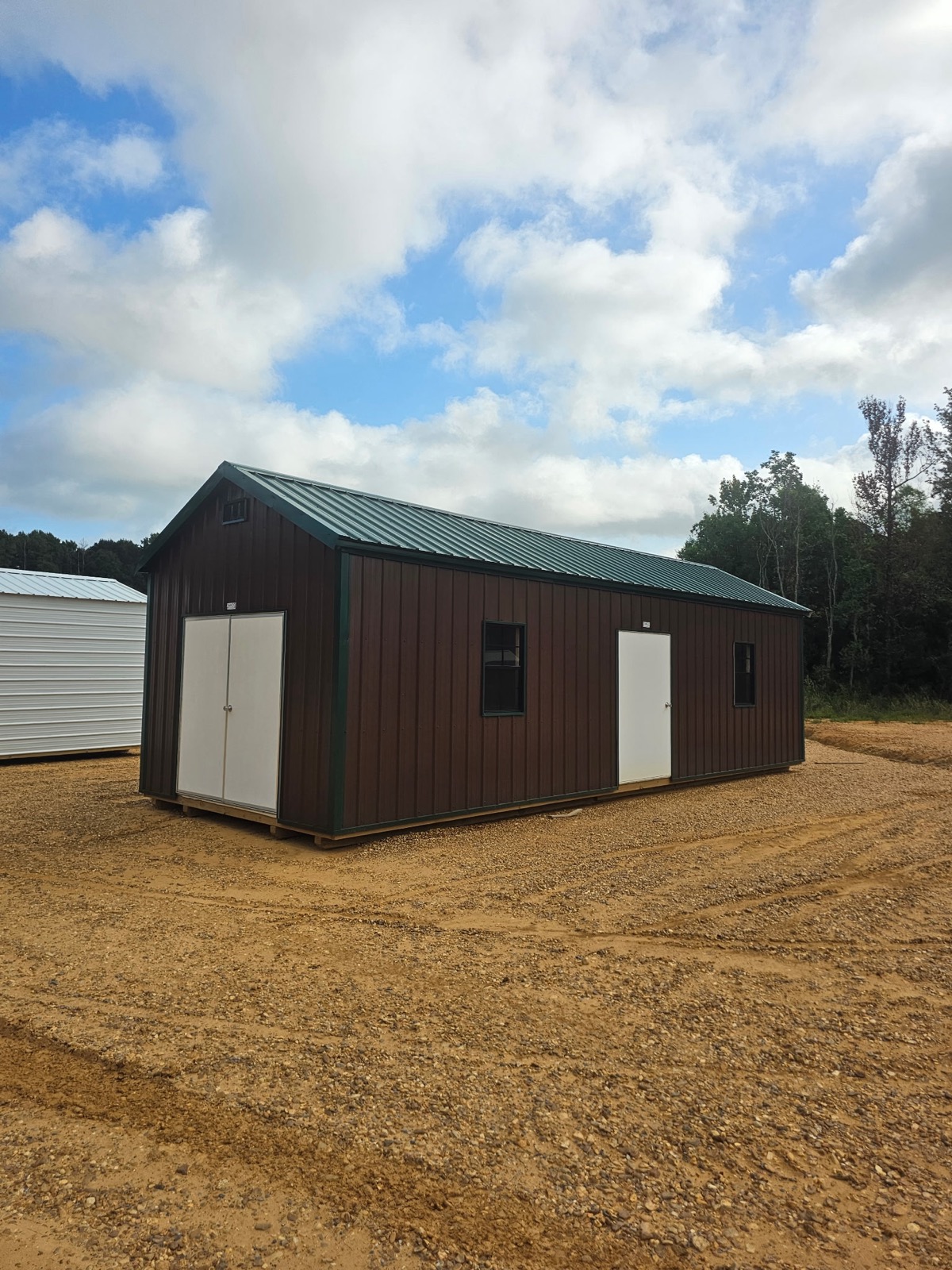 Commercial metal building from Built 2 Last Portable Buildings